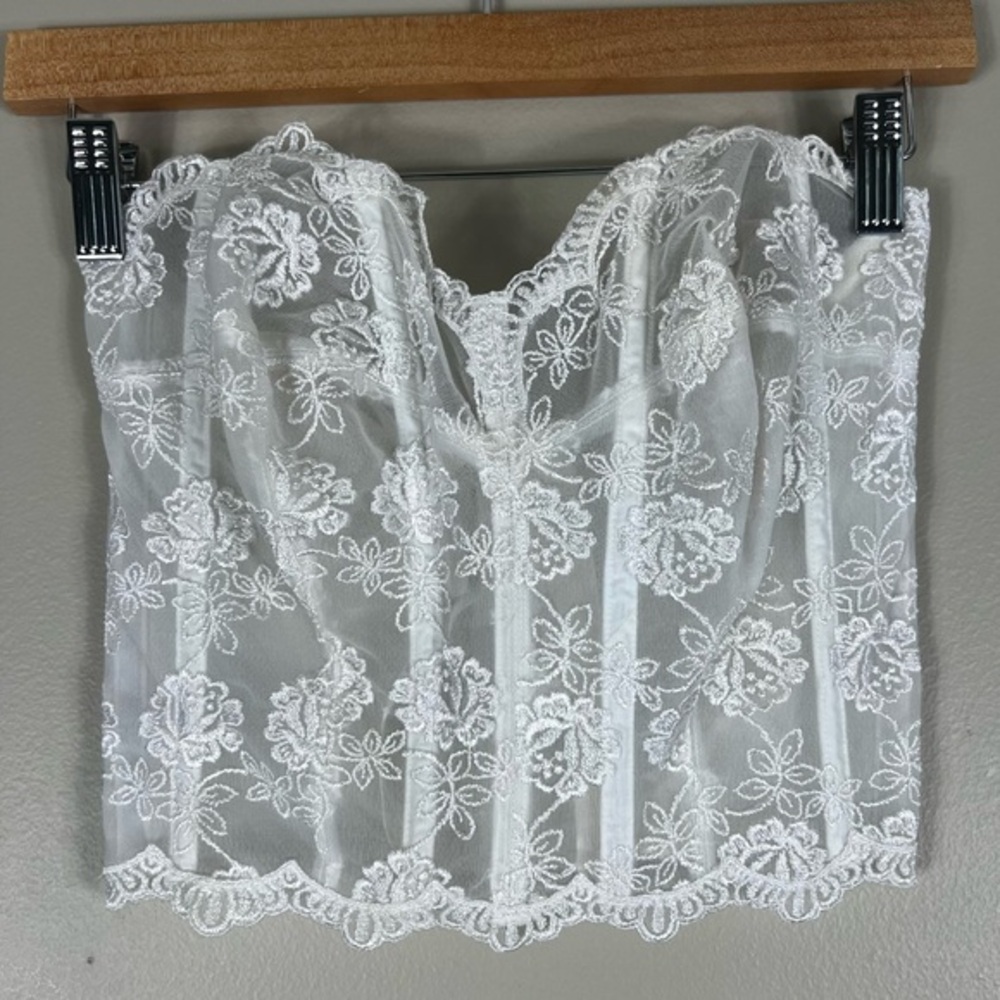 Victoria's Secret White Lace Shapewear